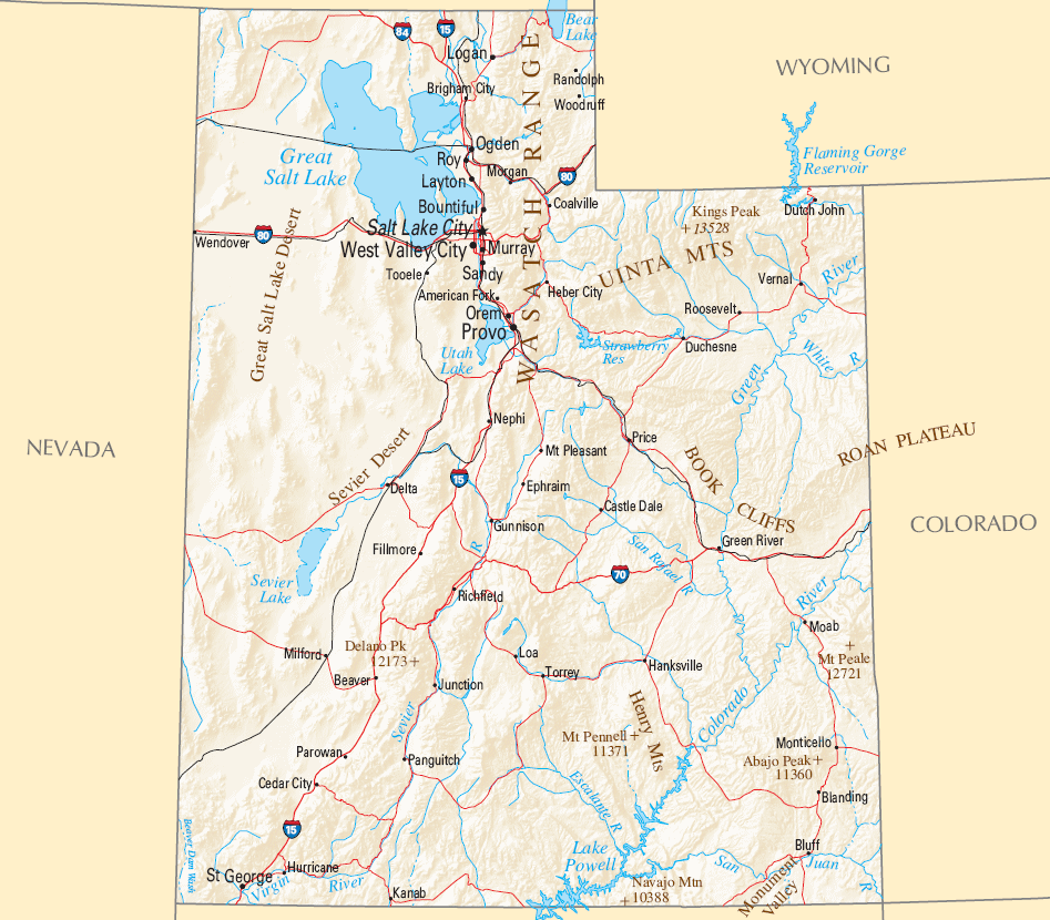 Carte Utah