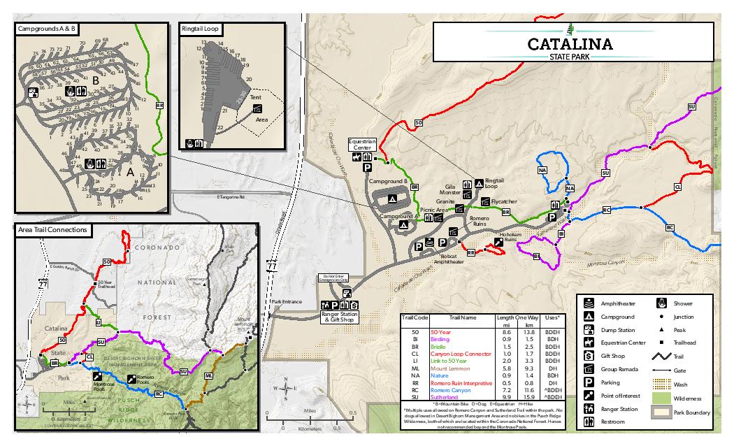 Carte Catalina State Park