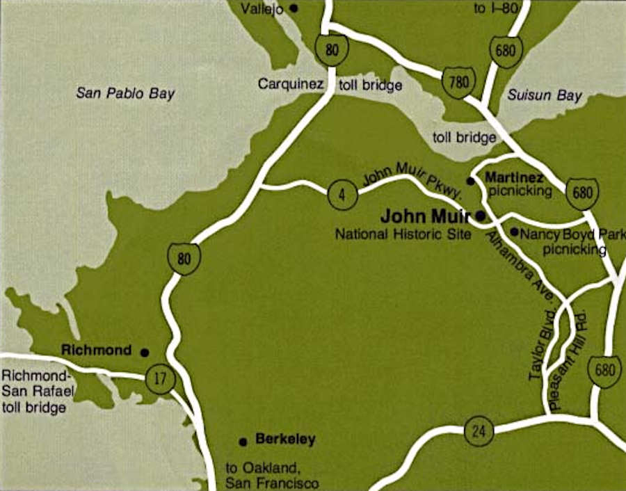 Carte John Muir National Historic Site