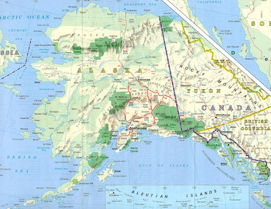 carte de l alaska