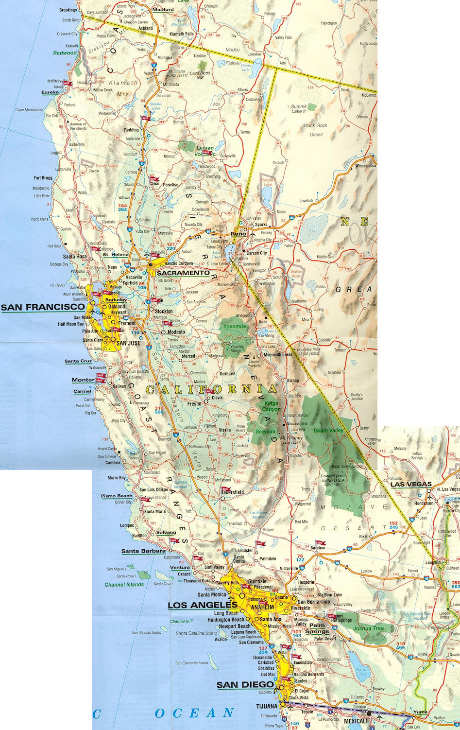 carte routiere californie michelin Carte Routiere Californie carte routiere californie michelin