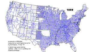 Comtés Usa par date