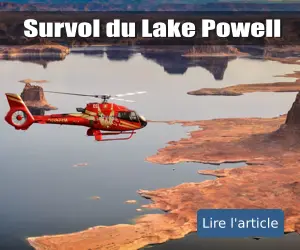 Survol du Lake Powell en hélicoptère