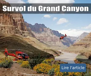 Survol du Grand Canyon en hélicoptère