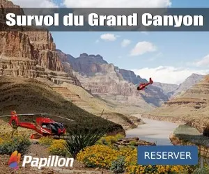 Survol du Grand Canyon en hélicoptère