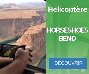 Hélicoptère Horseshoes Bend