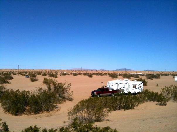 Imperial dunes sand