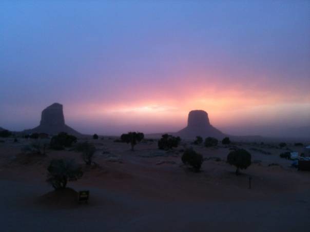 Coucher de soleil Monument Valley