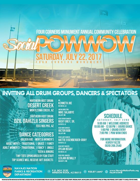 Four corners monument social pow-wow 2017