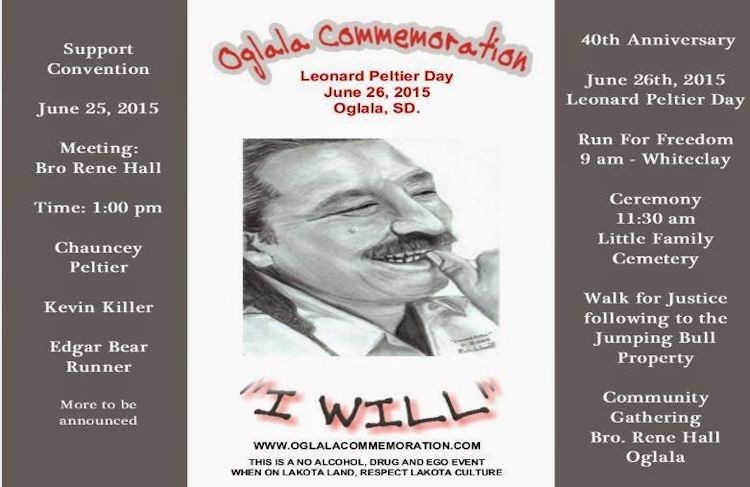 26 juin 2015 commémorations à oglala