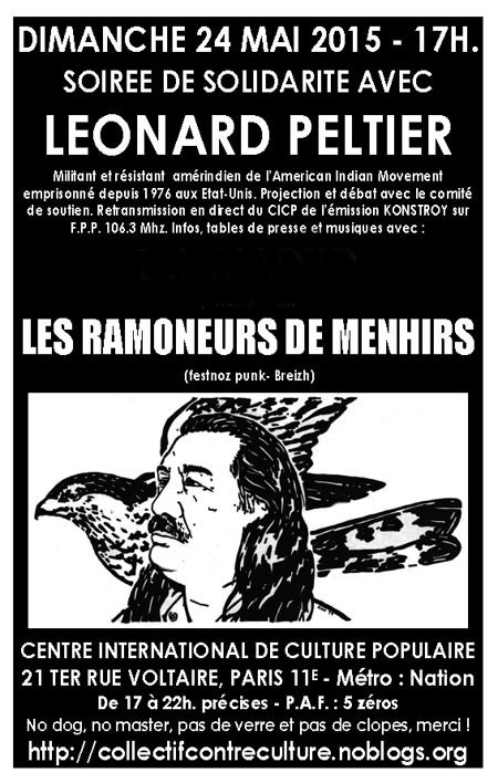 Concert de soutien Leonard Peltier