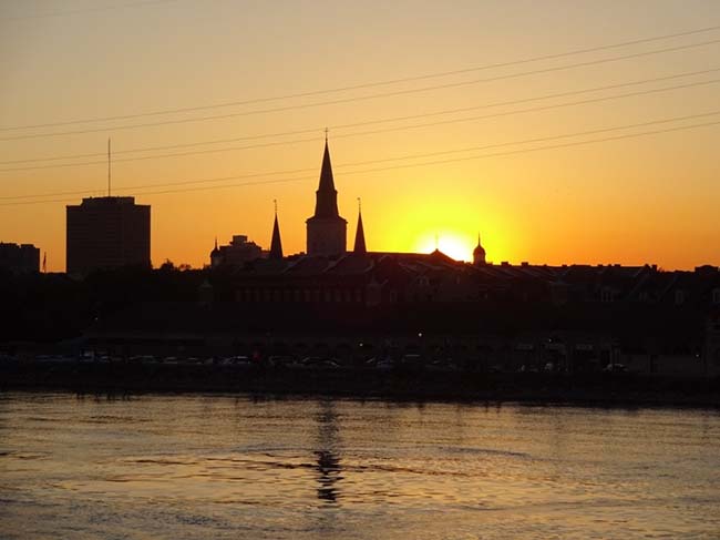 couché de soleil mississipi