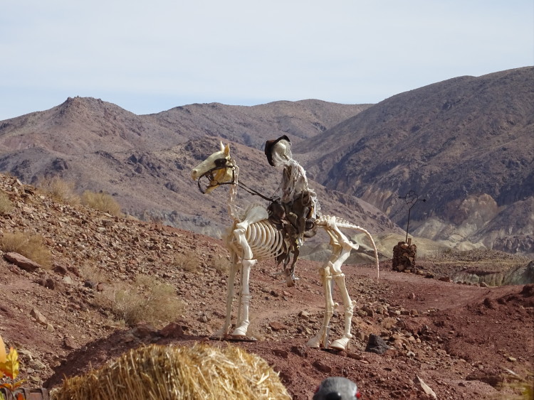 squelette calico ghost town