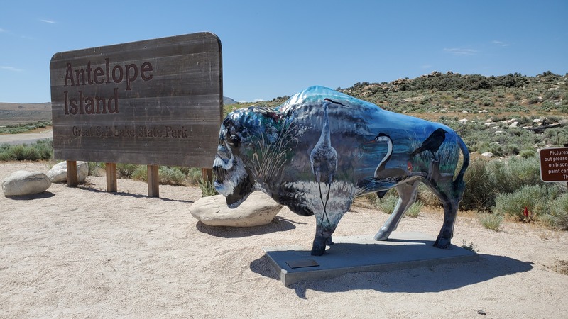 panneau Antelope Island State Park