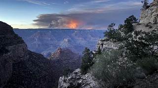 Mega incendie au Grand Canyon North Rim