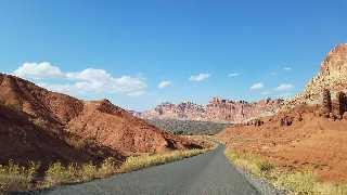 Scenic drive capitol reef