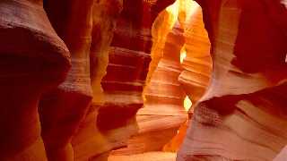 Slot Canyon dans l'ouest américain