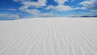 white sands