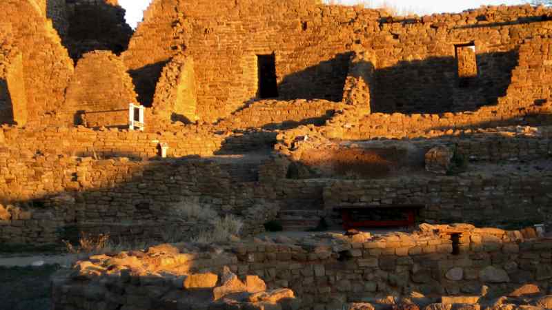 Travaux, routes fermées Aztec Ruins National Monument