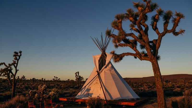 Camping dans l'ouest américain