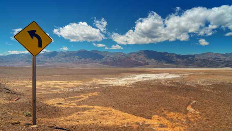 Travaux, routes fermées Death Valley National Park