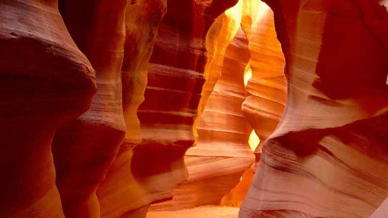 Slot Canyon dans l'ouest américain