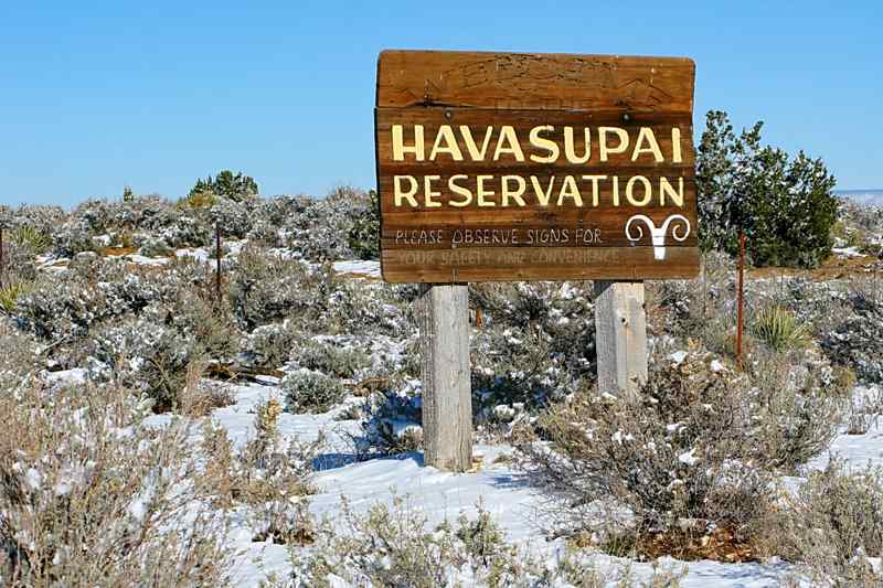 Welcome to the Havasupai Reservation