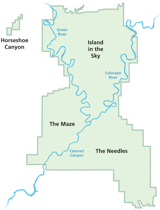 Canyonlands districts