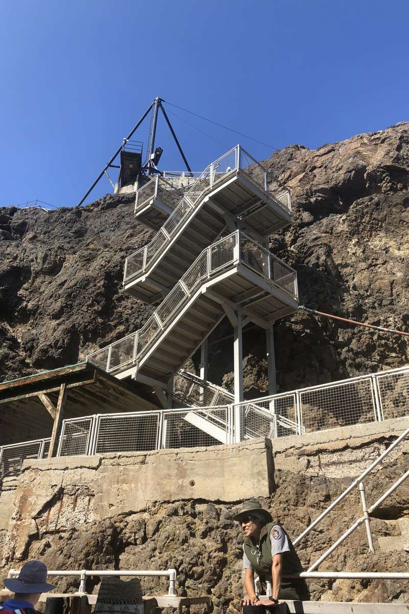 Anacapa Island, escalier