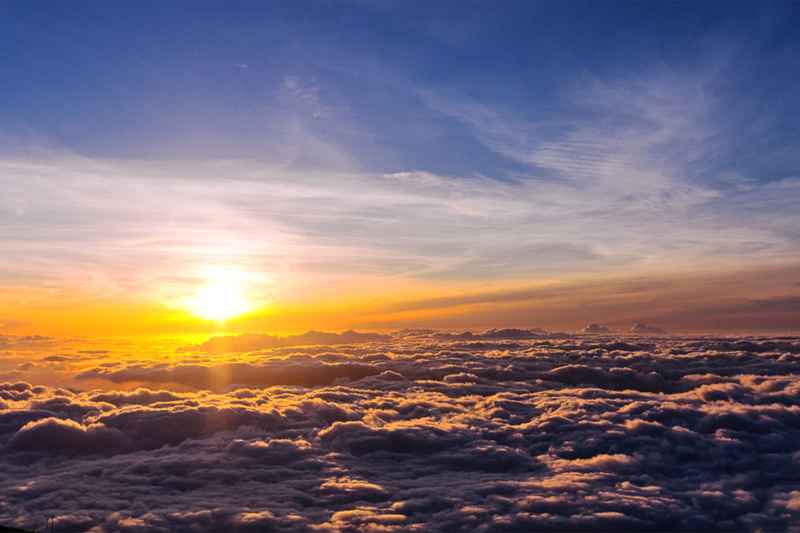 Lever du soleil à Haleakala