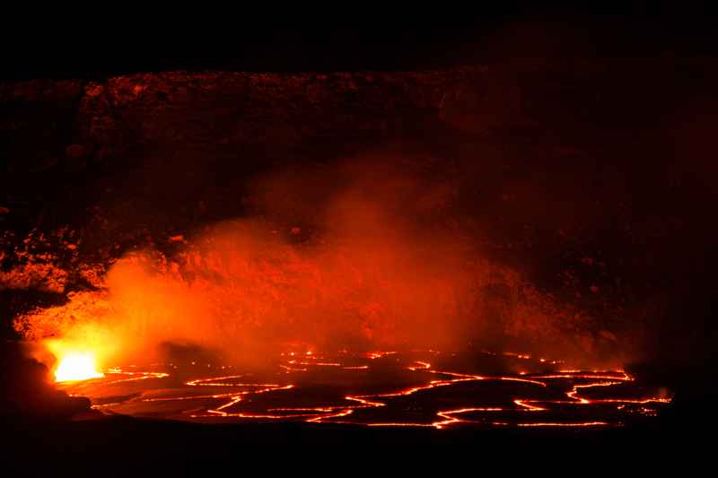 Kilauea de nuit