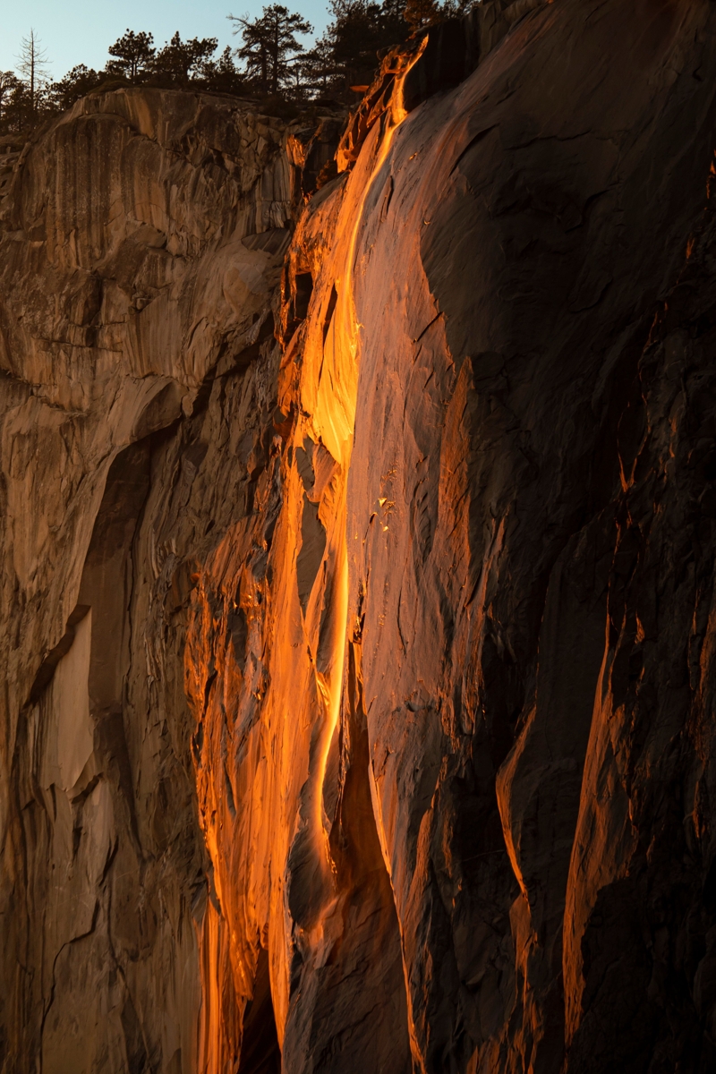 Horsetail fall