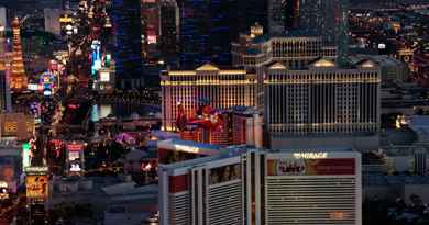 Grand celebration con strip di las vegas