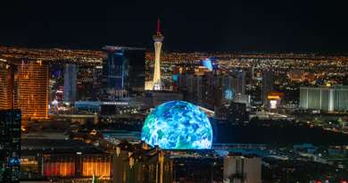 Las Vegas Strip Night Flight and Sphere Experience