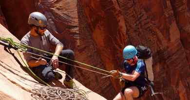 Canyoning dans le canyon Zig Zag 