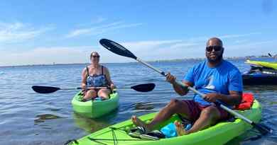 Kayak dans la baie de San Diego