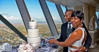 Mariage au sommet de la Stratosphere Tower