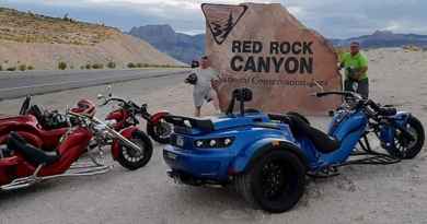 Red Rock Canyon et le Strip en trike