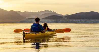 Kayak au au Lac Mead avec dîner et feu de camp