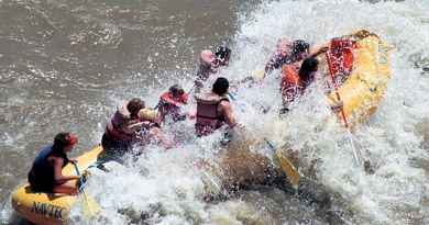 Rafting à Fisher Towers 