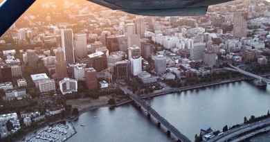 Visite en avion du centre-ville de Portland