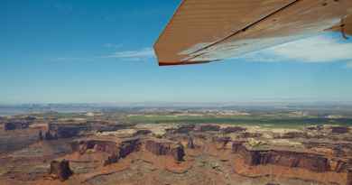 Survol du Parc national de Canyonlands en avion 