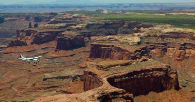 Survol des Parcs d'Arches et Canyonlands en avion