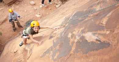 Escalade dans les canyons