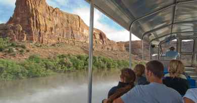 Jet boat sur le Colorado dans le parc de Canyonlands