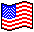 Gif animé drapeau des Usa Etats Unis