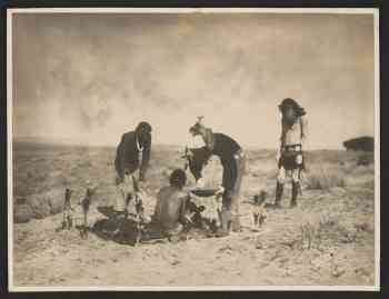 Giving the medicine-Navaho