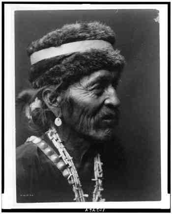 Navajo with fur cap