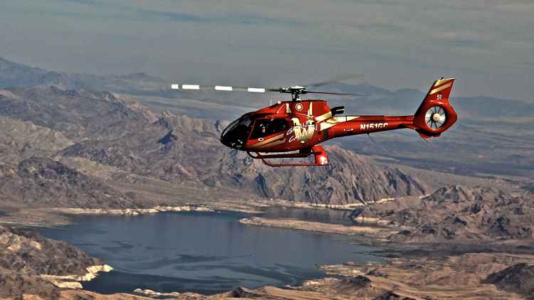 Survol en hélicoptère du Lake Mead ou du Hoover Dam