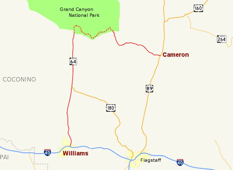 Williams Grand Canyon Cameron